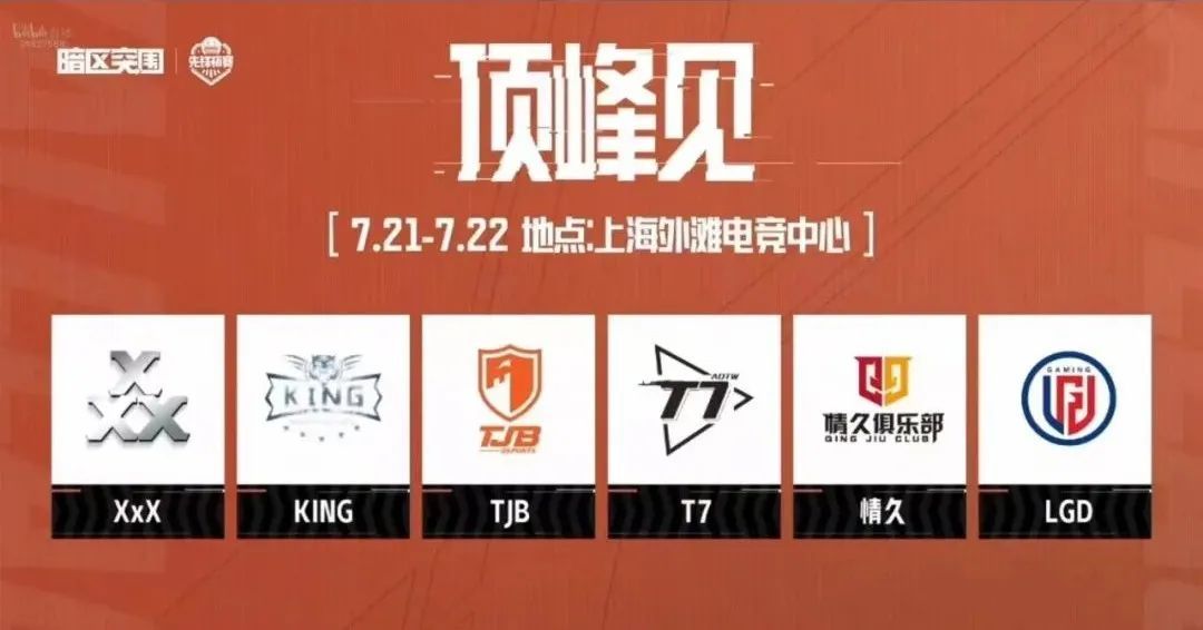 暗区突围第二届先锋杯6强战队