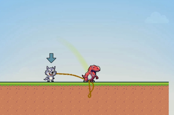 恐龙抗狼 恐龙抗狼