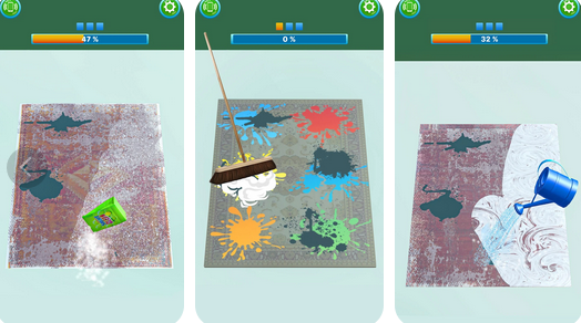 放松ASMR地毯清洁