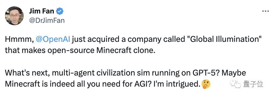 OpenAI收购“我的世界开源版”，GPT-5要在虚拟世界中进化了？