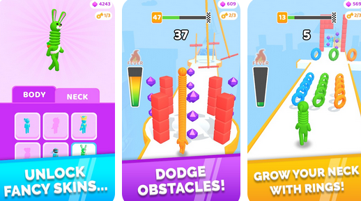 《长颈跑酷》游戏