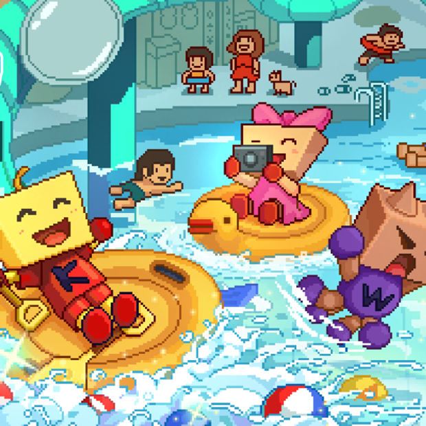 开罗的游戏王国，像素经营小游戏