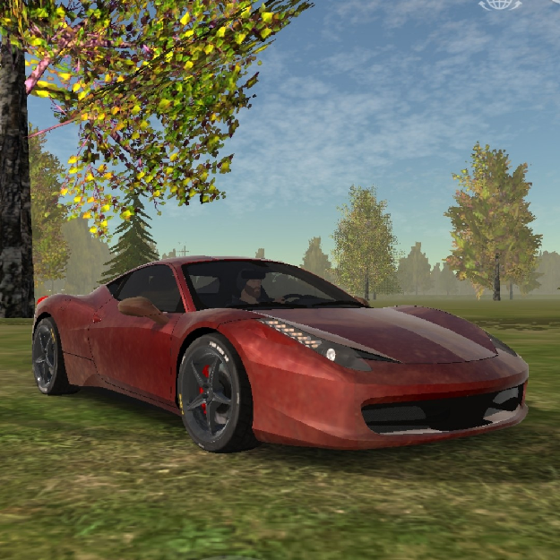 汽车的世界上的美丽