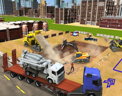 挖掘机起重机游戏