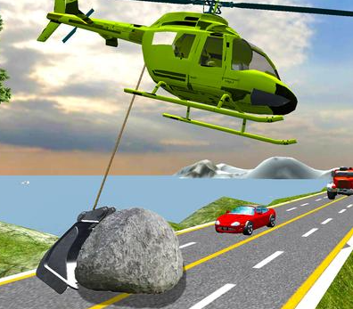 直升机救援游戏