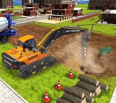 模拟工地施工游戏