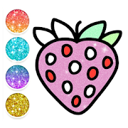 儿童闪光水果蔬菜色书