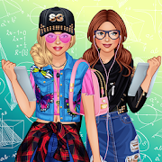 和高中好闺蜜一起换装