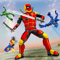超级忍者机器人战斗游戏