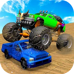 最高速度的怪物卡车试验-越野传奇