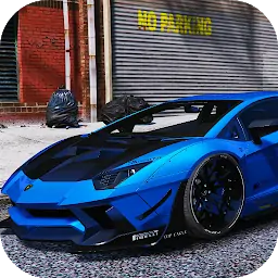 驾驶兰博基尼城市赛车手