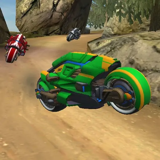 科幻自行车山赛车2017