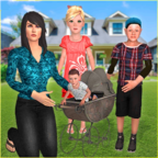 虚拟单身妈妈模拟器：家庭母亲生活