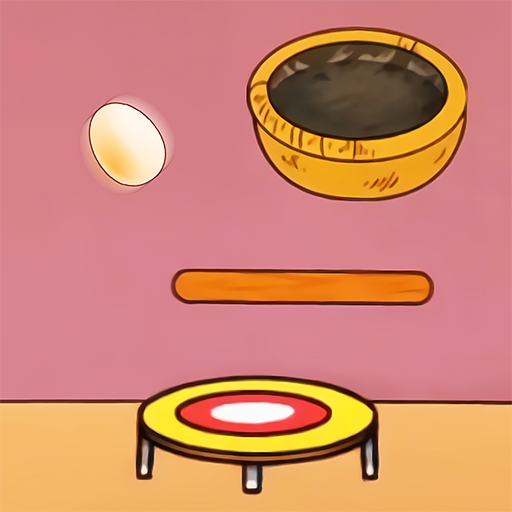 开心弹一弹-将鸡蛋弹到鸟窝里