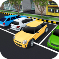 拥挤的停车场3D