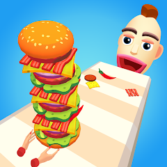 堆栈汉堡快跑