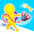 用绳索拴住敌人