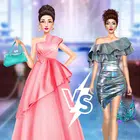 时装秀化妆和打扮