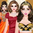 印度文化化妆新娘