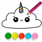 着色可爱的闪光