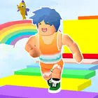 跳起来：缩放人跑