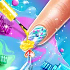 女孩美甲与时尚沙龙