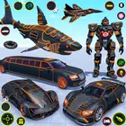 鲨鱼游戏机器人变形3D