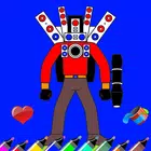 Titan Man电视着色游戏