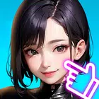 性感的触摸女孩：闲置点击器