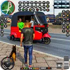 城市汽车游戏：人力车游戏