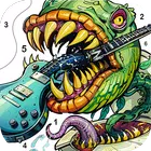 黑暗幻想着色游戏