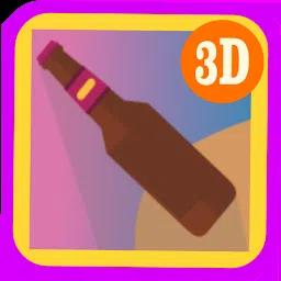 瓶子翻转3D