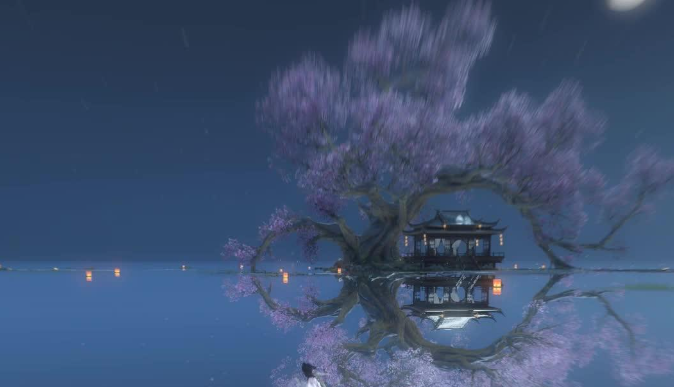 逆水寒手游镜湖共赏人间打卡点坐标