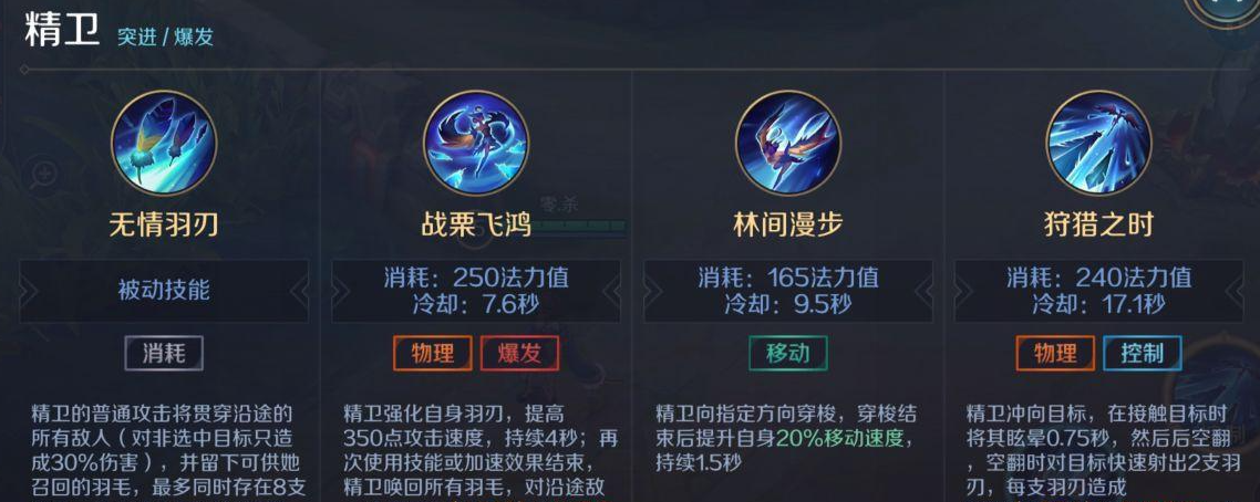 曙光英雄精卫技能-出装-玩法介绍