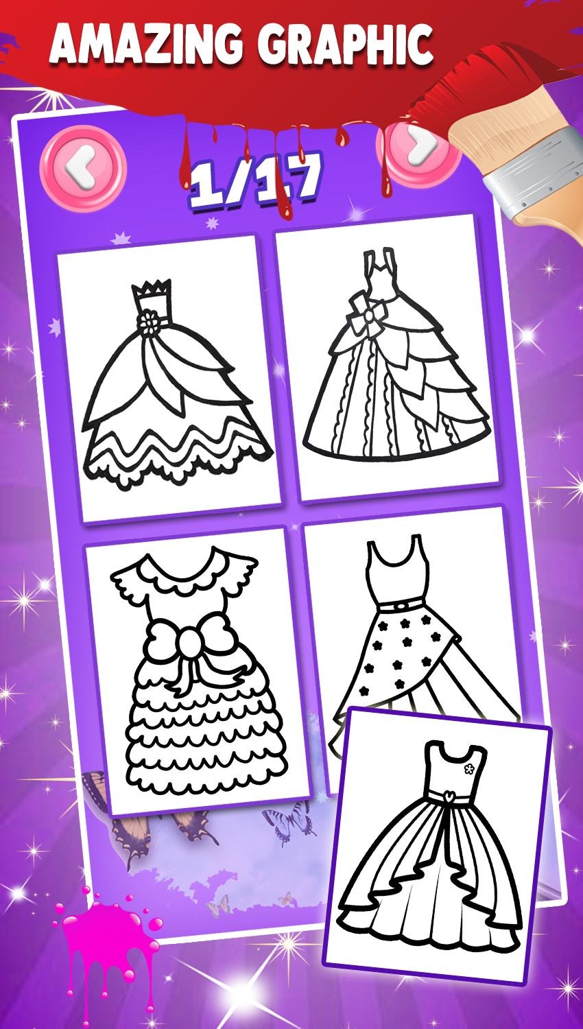 儿童闪光服装配色书