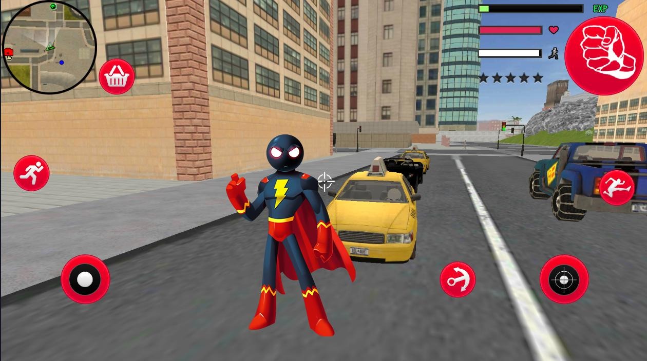 警察超级英雄粘人绳英雄黑帮