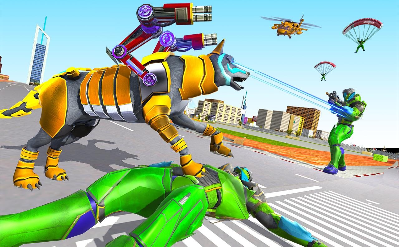 狼机器人汽车变换 狼机器人汽车变换