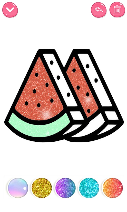 儿童闪光水果蔬菜色书