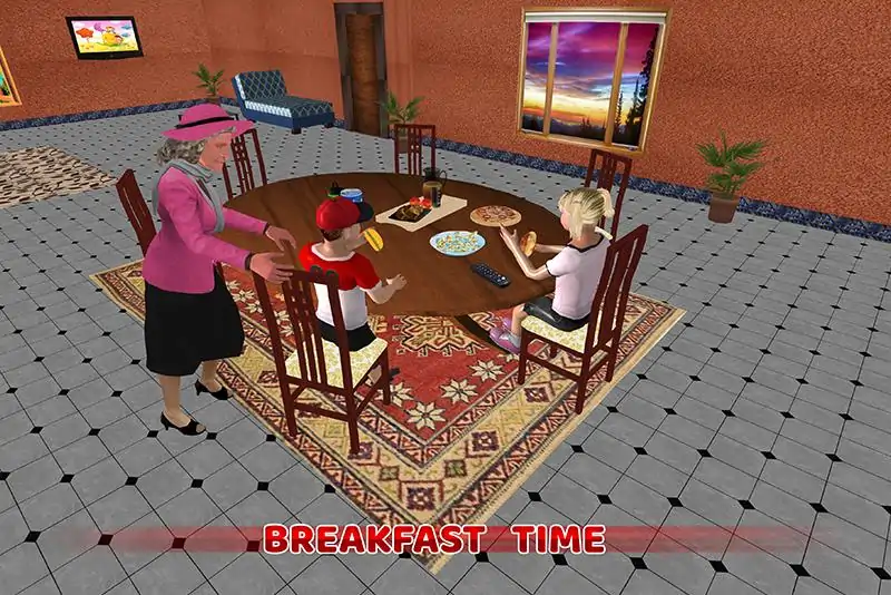 虚拟奶奶快乐的家庭乐趣