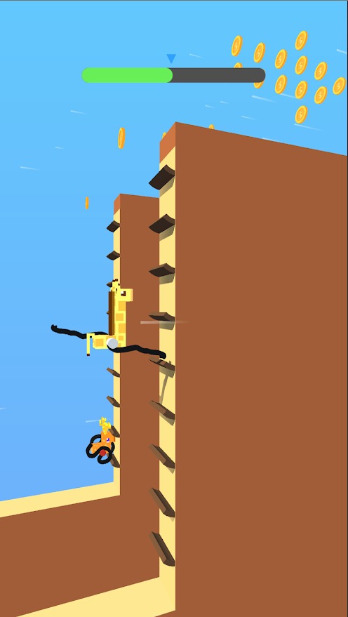 3D拔跑比赛-攀岩者