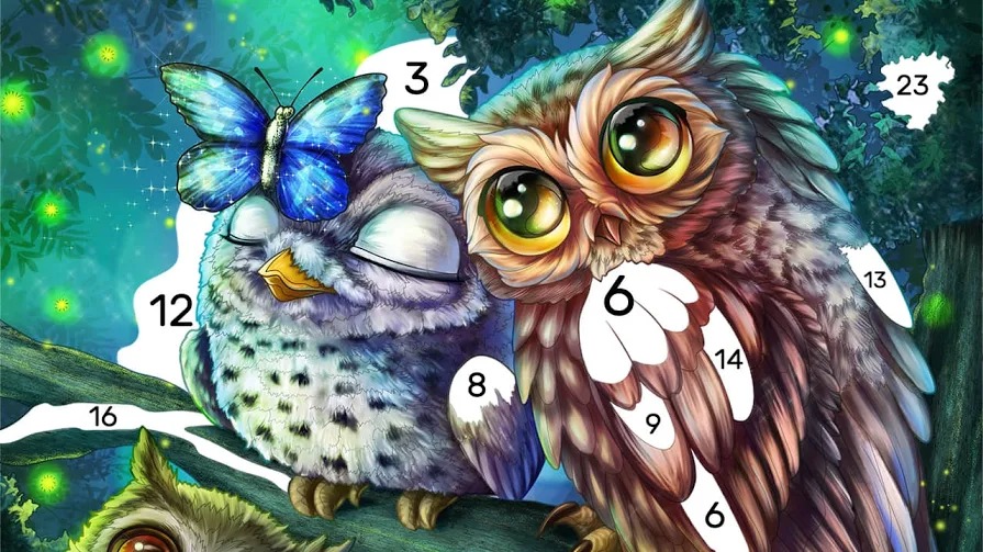 数字填色 数字填色