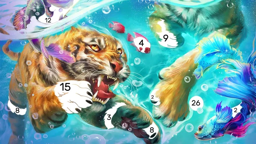 数字填色 数字填色