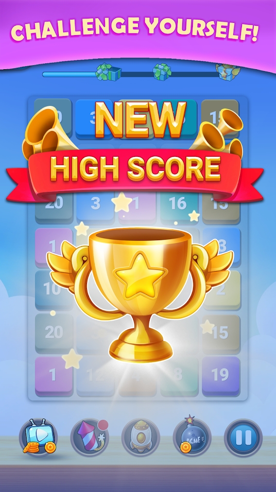 合并加数字拼图