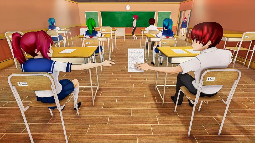 动漫模拟器：高中女生