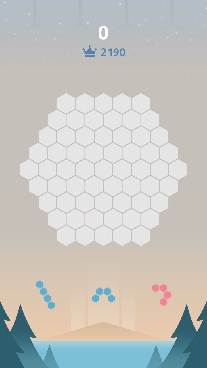 方块:六边形拼图