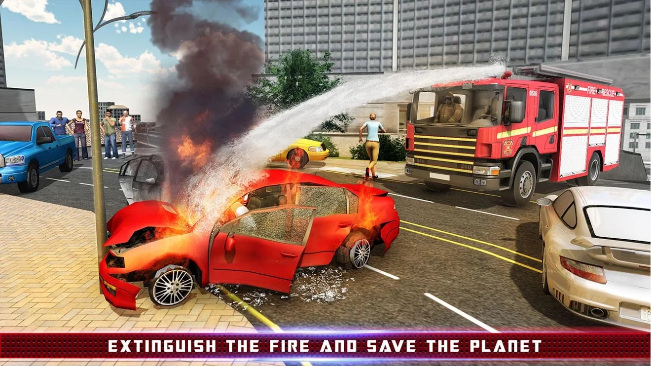 救援机器人转换消防车模拟器