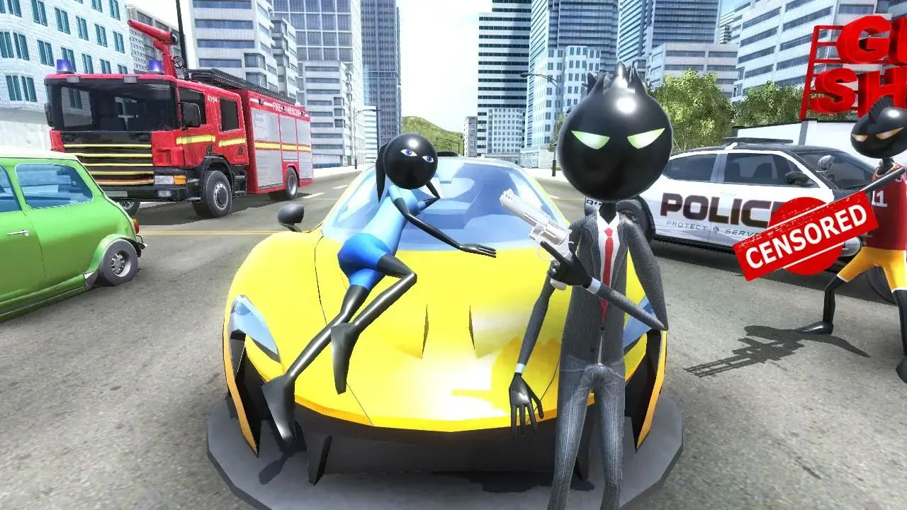 罪恶的绳索火柴人