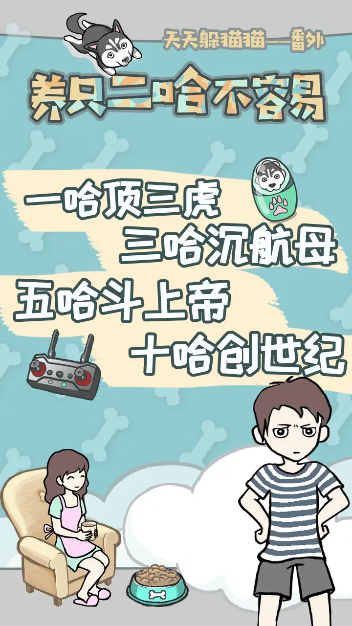 养只二哈不容易 养只二哈不容易