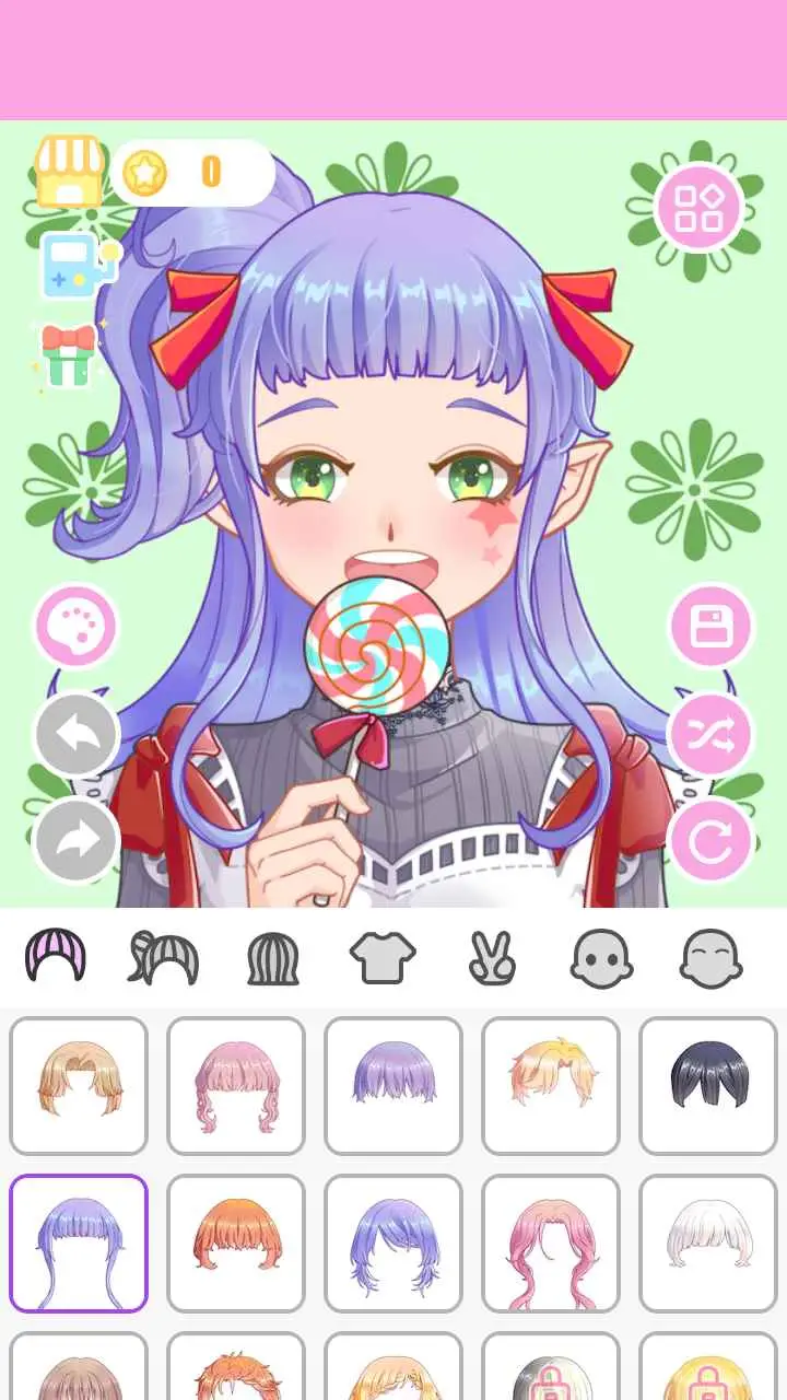 可爱的动漫女孩换装 可爱的动漫女孩换装