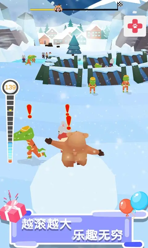 雪崩镇:雪球冲冲冲